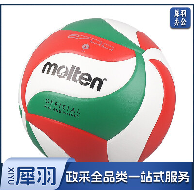 摩腾（MOLTEN）排球成人学生训练用球V5M2700【5号】