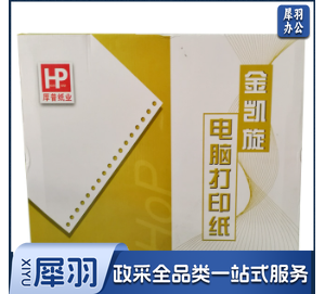 金凯旋 厚普241-1打印纸电脑无碳撕边 一联整张1000页