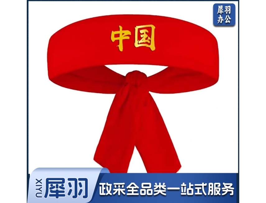 中国风加油必胜 舞蹈演出比赛活动发带头饰