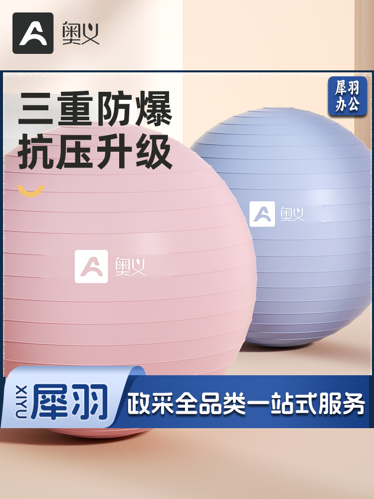 瑜伽球加厚防爆正品健身球55cm
