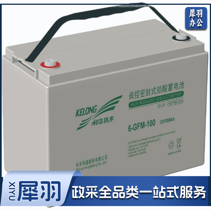 科华6-GFM-100 UPS配套蓄电池