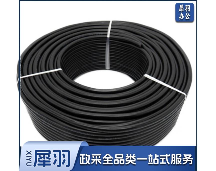 津达线缆 铜芯弹性体 绝缘弹性体护套移动电缆 RVV4芯6平方(一米)