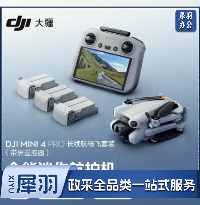 大疆 DJI Mini 4 Pro 长续航畅飞套装（带屏遥控器版）全能迷你航拍机 入门级无人机专业航拍无损竖拍