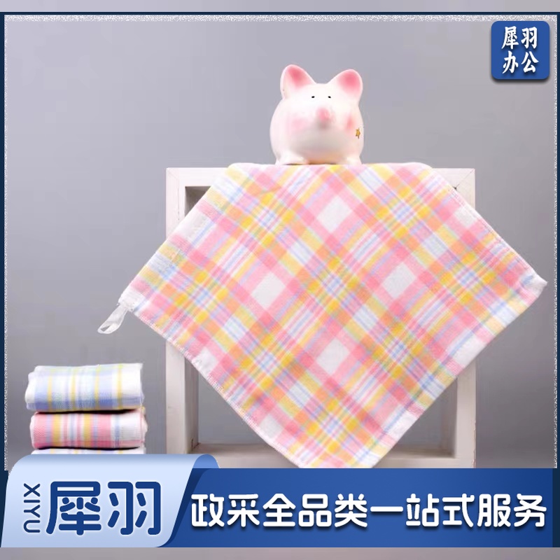 幼儿纱布方巾C67