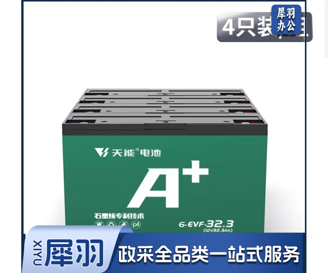 天能 电动车电池 蓄电池 48V32ah 4只/组
