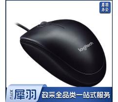 罗技（Logitech）M100r 鼠标 有线鼠标 大手鼠标 黑色