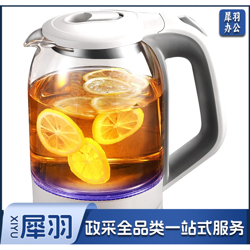  LED蓝光玻璃电水壶 MC-3005 1.8L