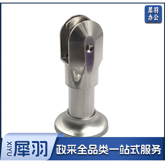 卫生间五金隔断配件 不锈钢门锁支撑脚   隔断支架  货号：YC