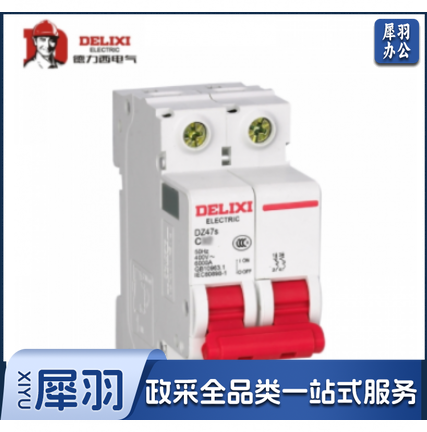 德力西  DZ47S 2P C型 40A  断路器空气开关