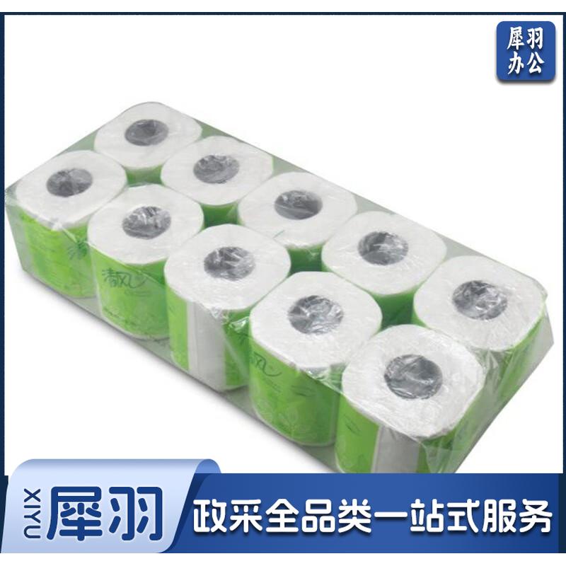 双层圆点压花卷筒卫生纸  10卷默认规格