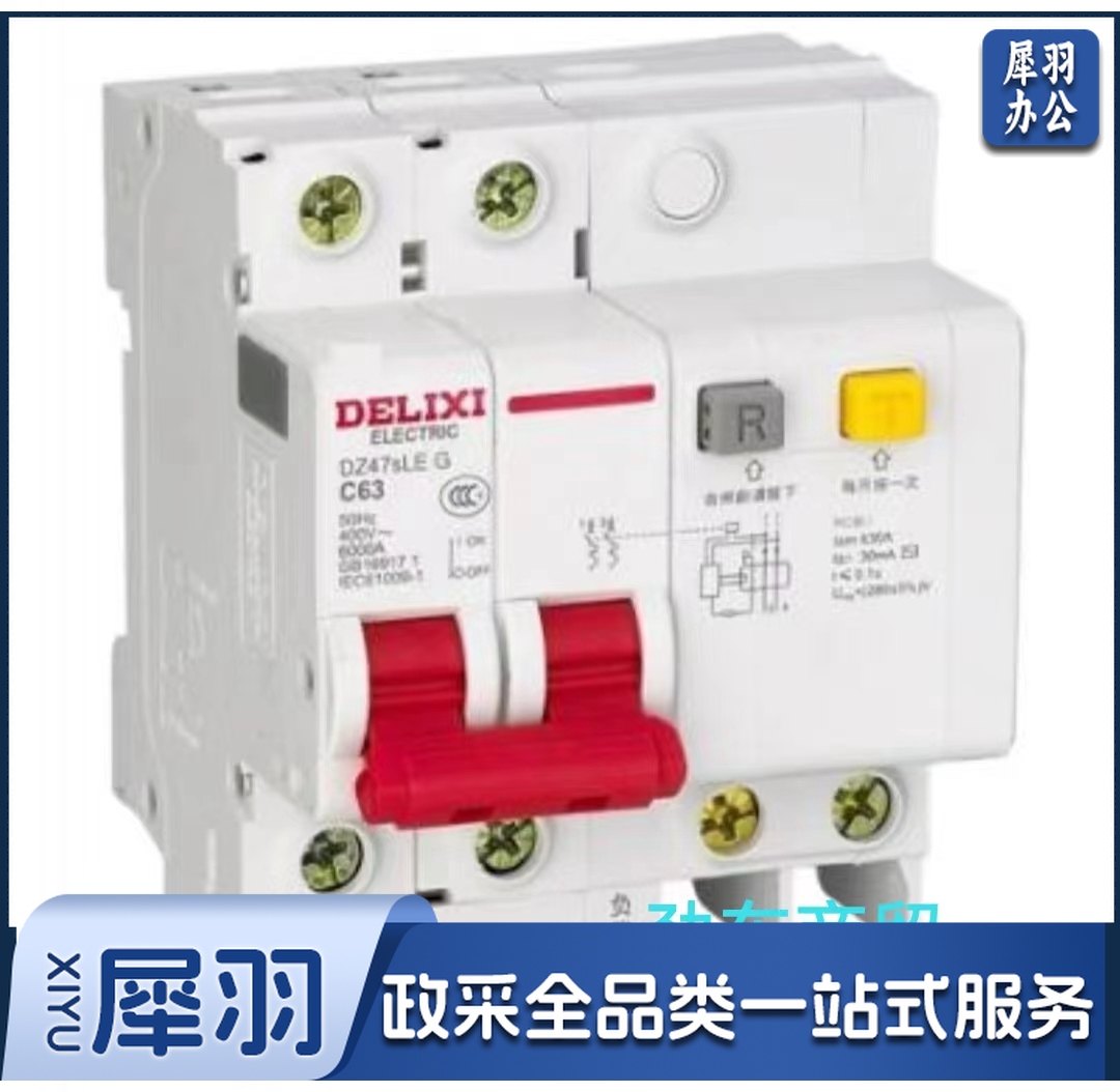 德力西 DZ47SLE-2P C型 16A (拼装) 漏电保护断路器