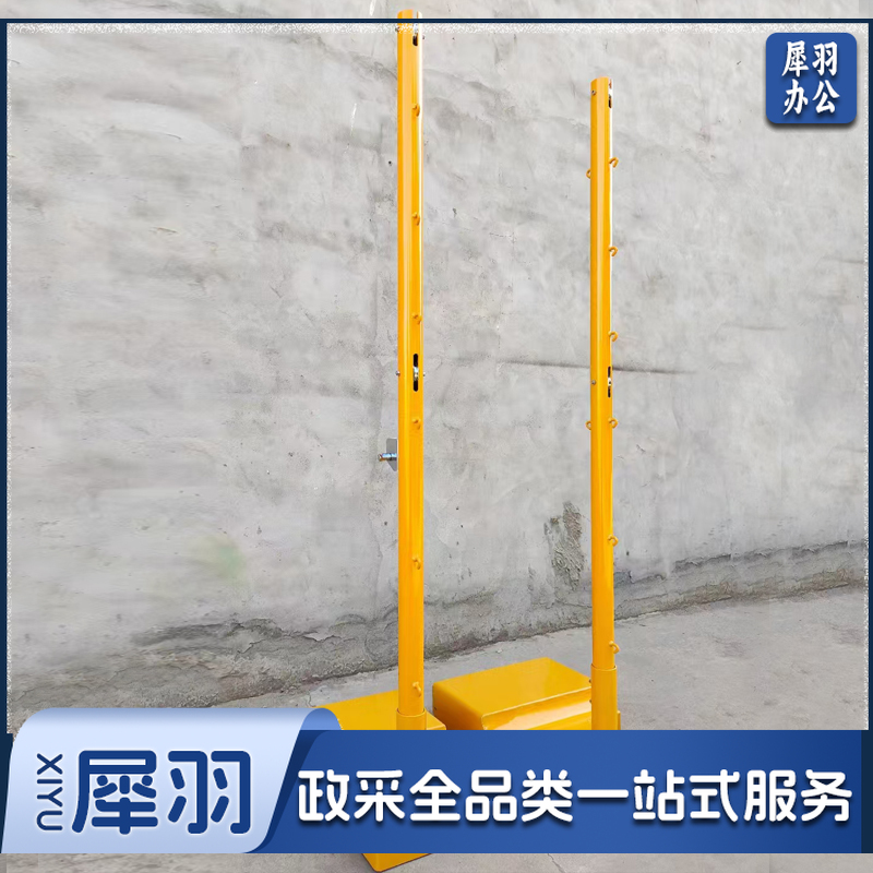 羽毛球柱标准全铸铁网柱室内外可移动羽毛球网架