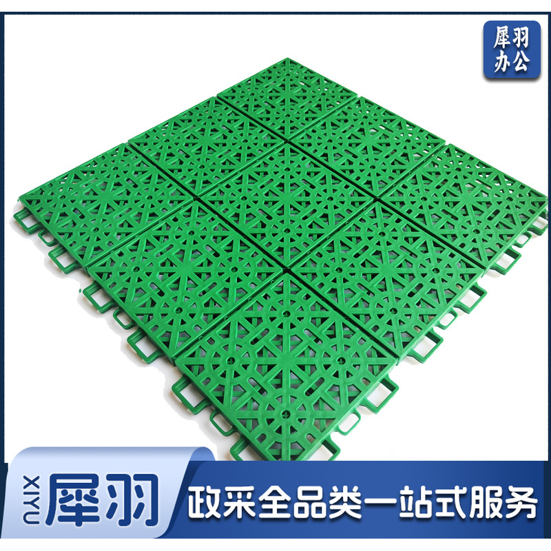 悬浮地板弹性软连接室外篮球场专用拼装地板