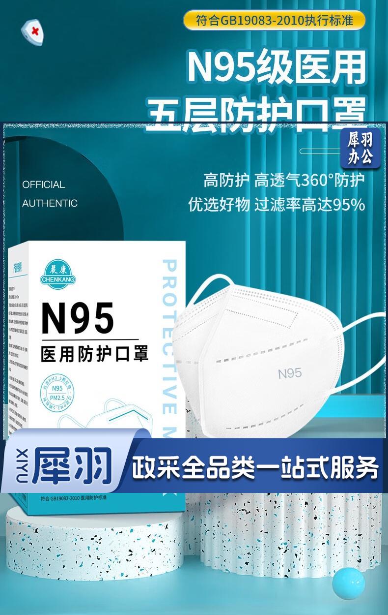 晨康 一次性防护灭菌口罩其他防护用品