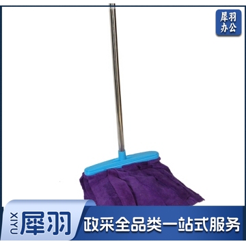 不锈钢杆 餐厅酒店宽头平头吸水毛巾拖把拖布尘推