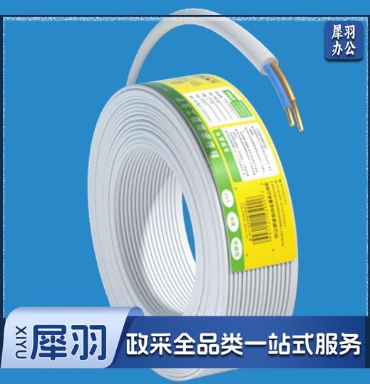 山泽(SAMZHE)2芯单股纯铜电话线100米-M100B-2C