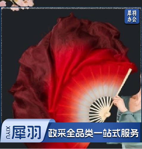绸扇 舞蹈扇子长绸扇古典舞大红舞蹈扇
