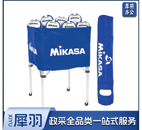 mikasa米卡萨排球推车足球篮球排球车便携式运动器材方球车 蓝色BGSP-WL 长66cm宽66cm高100cm