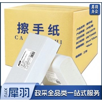 擦手纸 卫生间 抹手纸巾 吸水 20包/箱 QJ.444