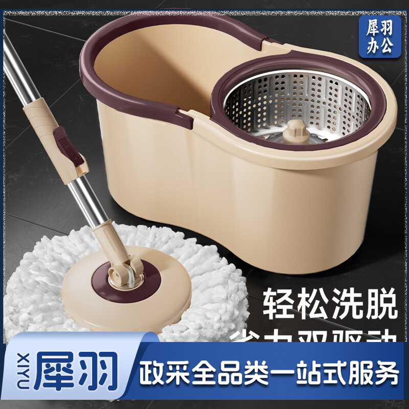 旋转拖把家用一拖净免手洗2024甩干拖把桶套装拖地拖布吸水墩布