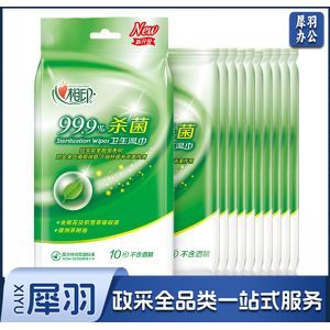 心相印 XCA001消毒独立装湿巾 10片独立包装 170mm*180mm 按包销售