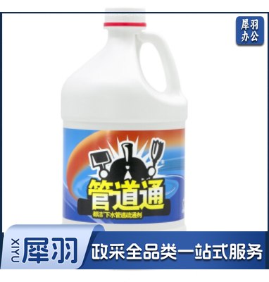 都洁 管道通 管道疏通剂 3.7L大桶装 下水道头发纸屑厨房卫生间油污堵塞 1桶