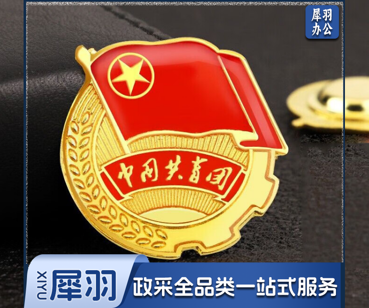 共青团团徽 1.5mm厚小号大强磁铁磁扣 10个装