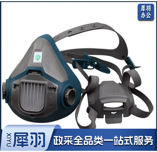 3M 6502QL尘毒呼吸防护单面罩主体