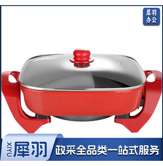 美菱（MeiLing）MT-HZ12J3电火锅 加厚锅体不粘锅涂层6L容量