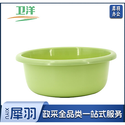 塑料水盆加厚塑料洗脸盆清洗盆 颜色随机大号