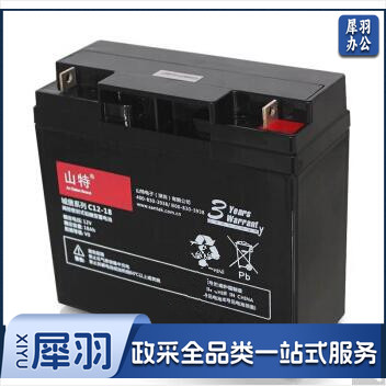 山特 C12-18 城堡系列电池免维护UPS不间断电源机房服务器专用阀控式铅酸蓄电池