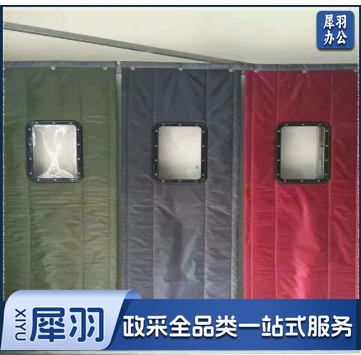 1680牛津布 棉门帘优质牛筋布材质 军绿色 三层棉