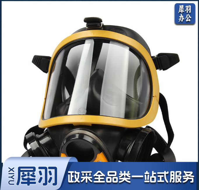 Honeywell霍尼韦尔1710641 Cosmo黄EPDM双滤盒全面罩防毒全面具