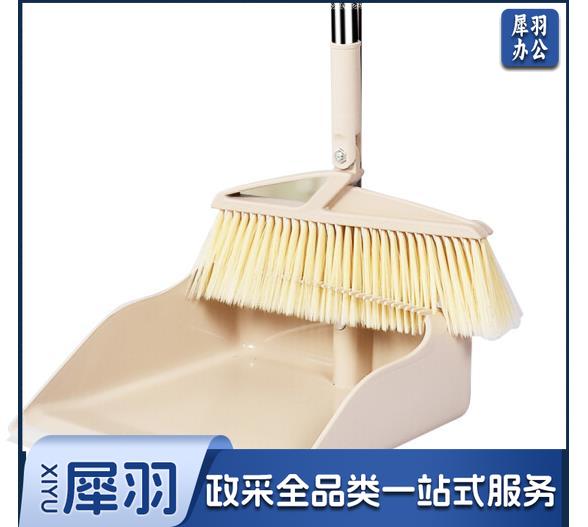 扫把套装 仿猪毛扫把两件套 笤帚刮水器簸箕垃圾铲 /