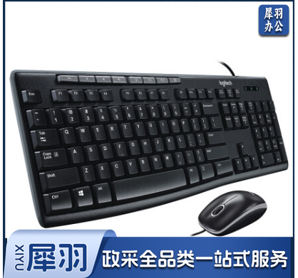 罗技（Logitech）MK200 有线键鼠套装