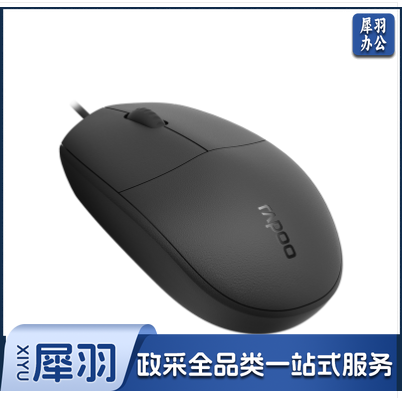 雷柏有线鼠标（Rapoo） N100C有线鼠标 办公鼠标 有线鼠标对称鼠标 笔记本鼠标 电脑鼠标 台式机有线鼠标 办公鼠标【Type-c接口】