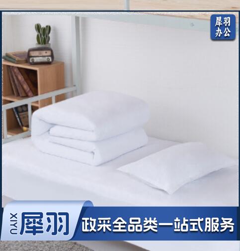 白色被罩1500mm×2000mm白缎条、100%棉、纱织60*60加密、缩水率5%