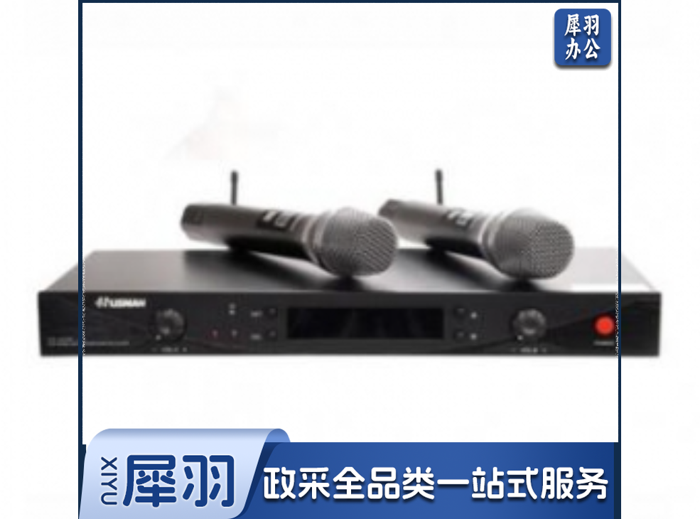 湖山DS-UT20 无线话筒 一拖二 一拖二无线传声器