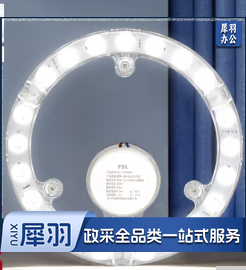 佛山照明(FSL)led吸顶灯灯芯替换磁吸灯盘贴片客厅改造灯板节能圆形灯管 12W/正白光