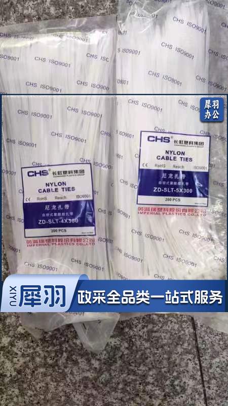 尼龙扎带 白 5*300mm 200个/包