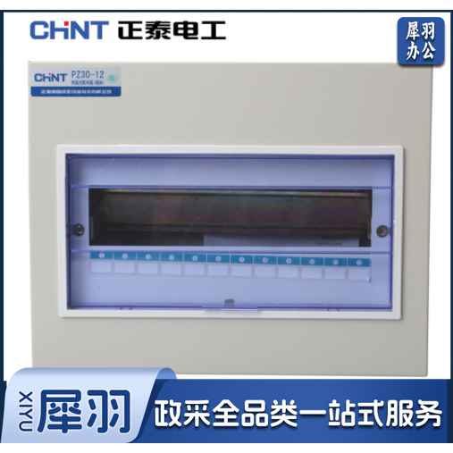 正泰 PZ30-12路照明配电箱 明装闸箱12回路