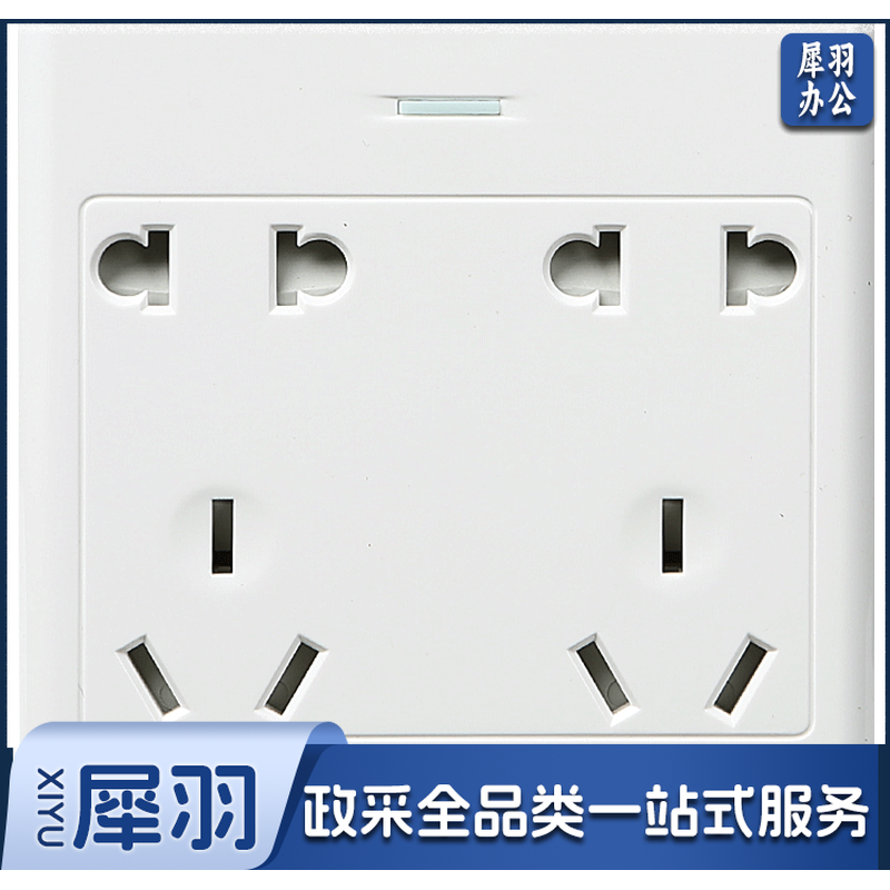 公牛(BULL) 明装开关插座 G09系列 十孔电源墙壁开关面板 86型插座面板 G09Z423