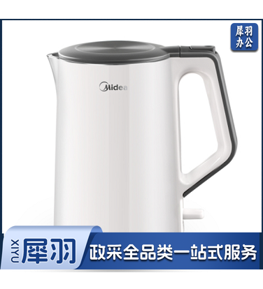 美的 1.5升 电热水壶 电水壶热水壶1.5L304不锈钢 SH15Colour102