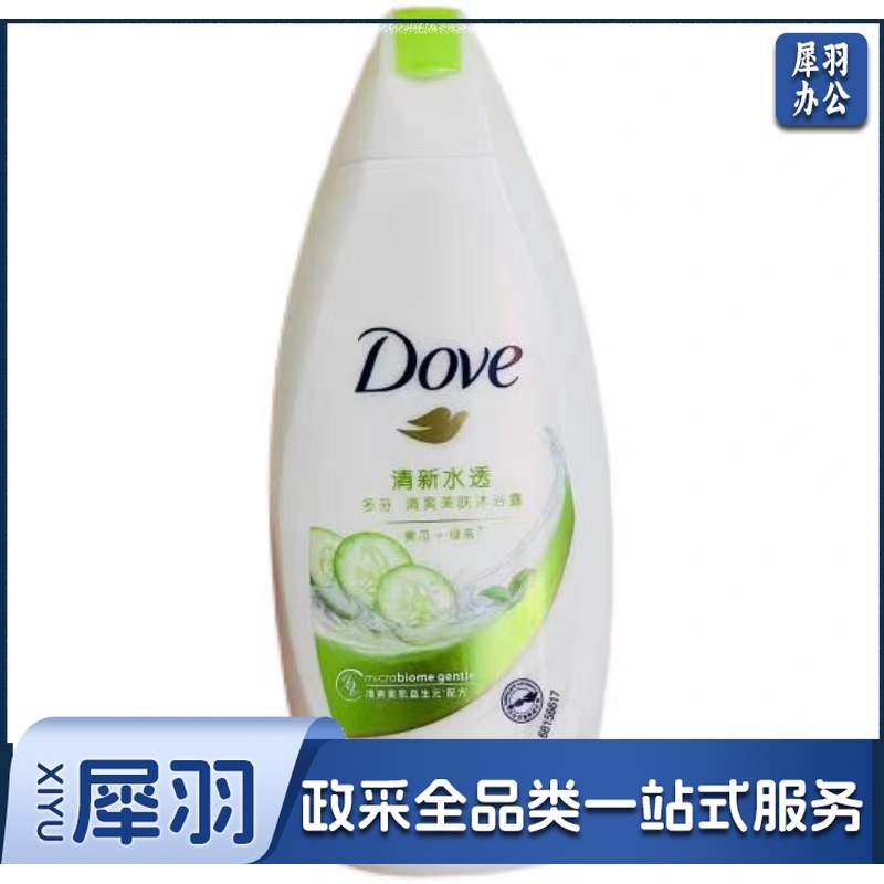 多芬(Dove)清新水透沐浴露沐浴乳190g