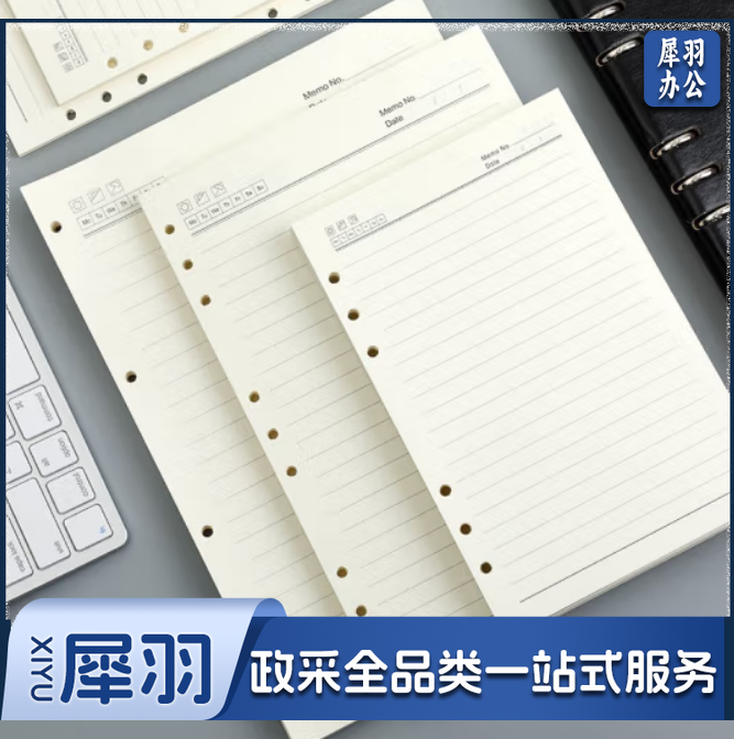 活页替芯笔记本子适用6孔A5活页纸内芯 A5-会议记录内芯
