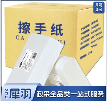 擦手纸 卫生间 抹手纸巾 吸水 20包/箱 QJ.444