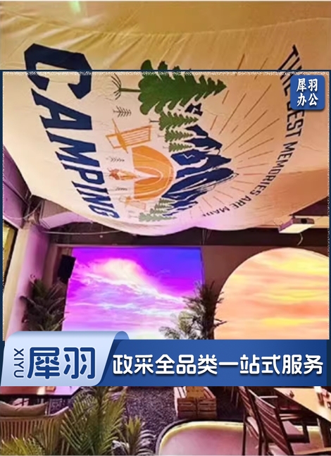 室内天幕装饰挂布氛围书法吊顶挂布天花板长条布可定制