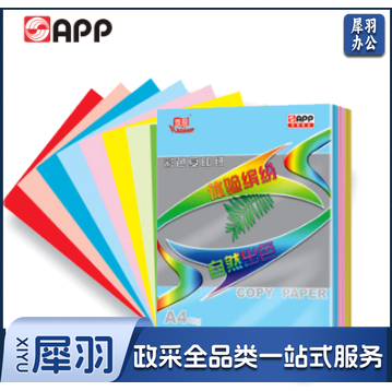 旗舰A4 彩纸(红色)80g 100页