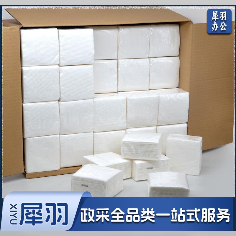 餐巾纸整箱100包  单层压花【60抽/包】