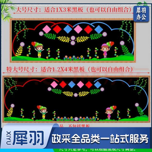 黑板报墙贴